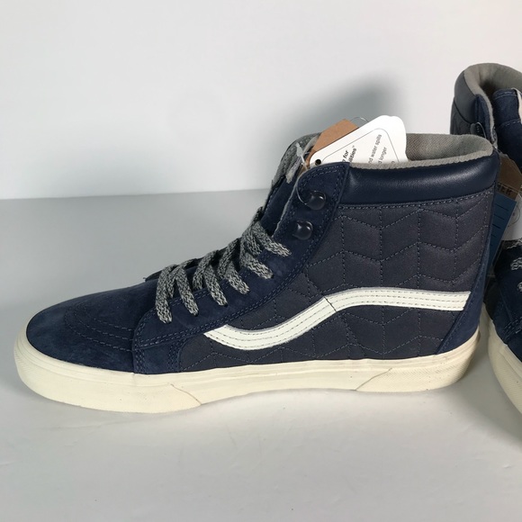 Vans SK8 HI MTE CA Quilted Indigo - Mens 10 NEW - Picture 4 of 11